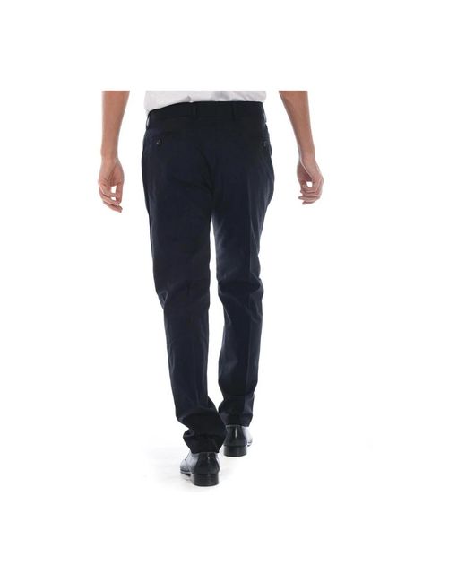 Daniele Alessandrini Blue Suit Trousers for men