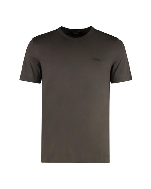 Zegna Black T-Shirts for men