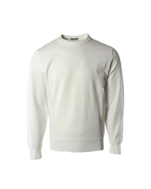 C P Company Stretch fleece crew neck sweater in Gray für Herren