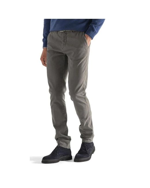 Harmont & Blaine Black Straight Trousers for men