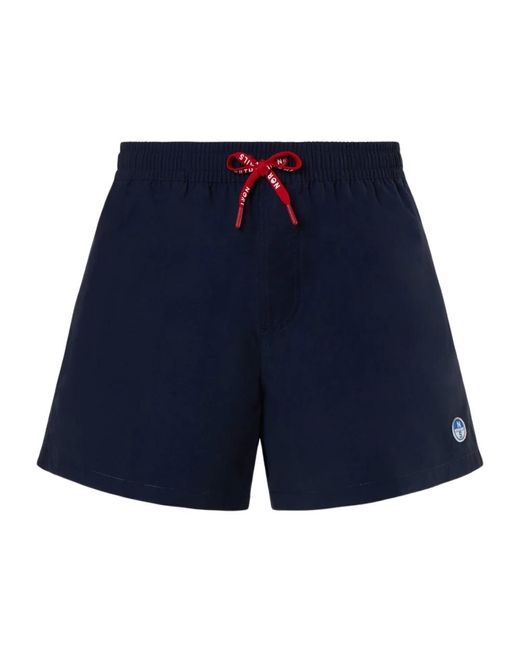 North Sails Basis Strandkleding Katoen/Nylon Zwemkleding in het Blue voor heren
