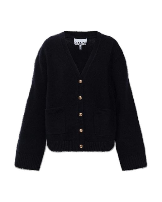 Cardigans Ganni de color Blue