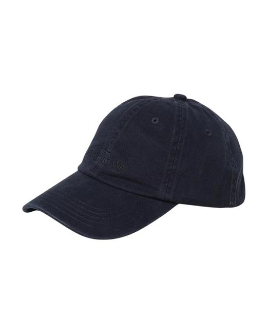 Caps di Stone Island in Blue da Uomo