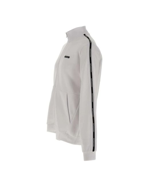 EA7 Gray Zip-Throughs for men