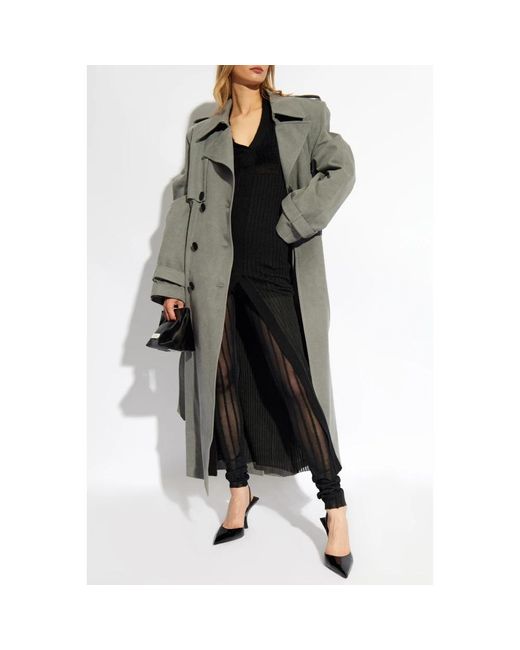 The Attico Midi Dresses in het Black