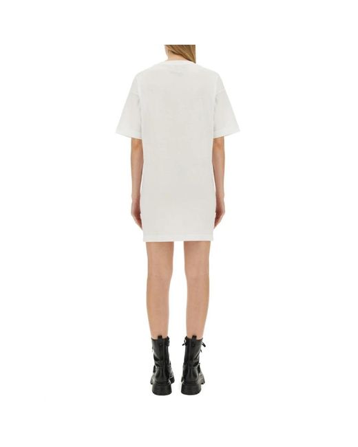 Moschino White Short Dresses