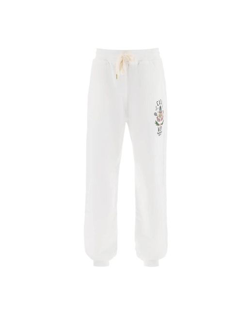 Trousers > sweatpants Casablancabrand pour homme en coloris White