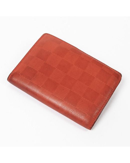 Portefeuille James Louis Vuitton pour homme en coloris Rouge | Lyst