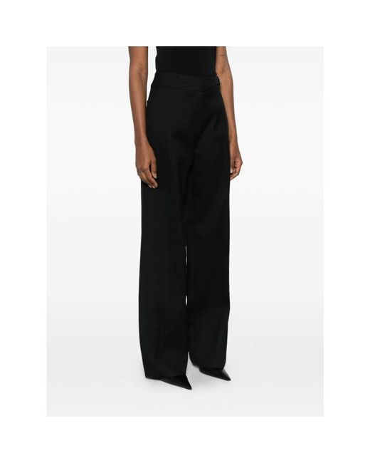 Sportmax Black Wide Trousers