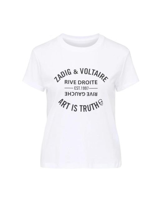 T-Shirts Zadig & Voltaire de color White