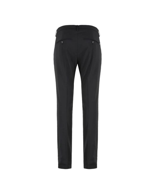 Dondup Black Suit Trousers for men