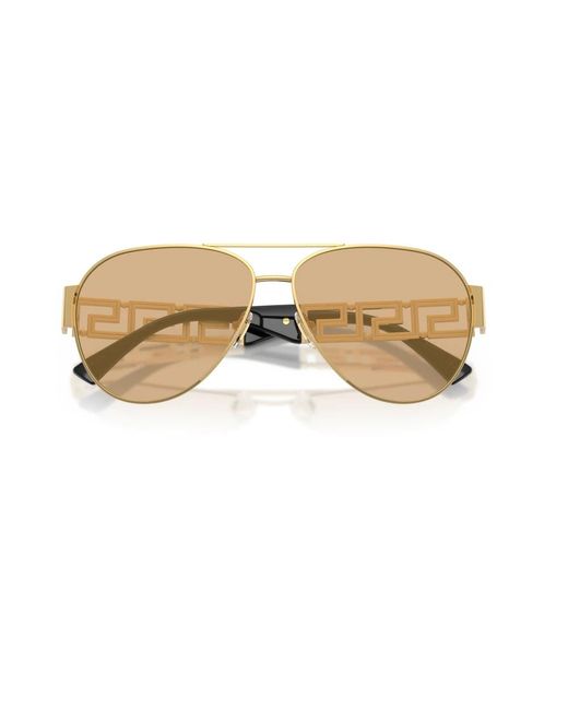 Versace Greca Pilot Sonnenbrille in Gray für Herren