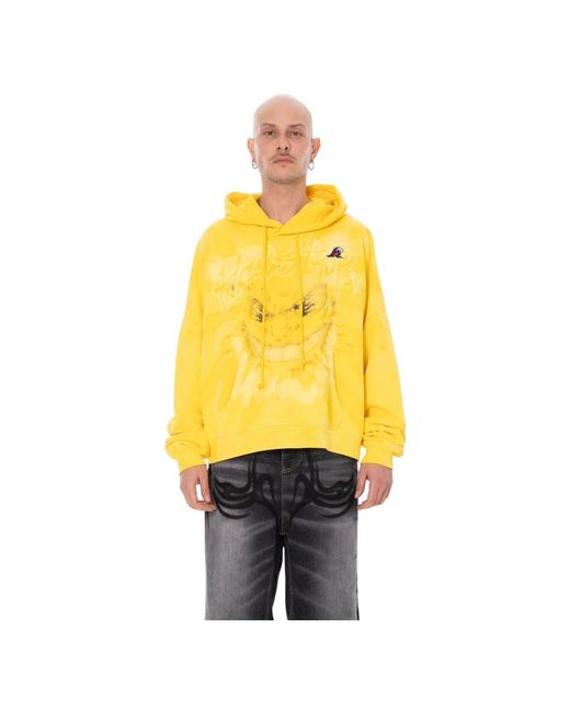 Hoodies HELLSTAR de hombre de color Yellow