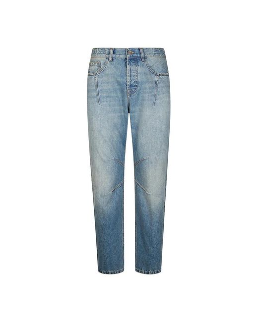 Eleventy Relaxed Fit Denim Hose Mit Pences in Blue für Herren