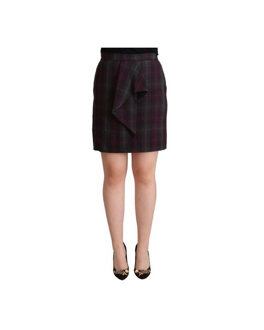 Bencivenga Black Short Skirts