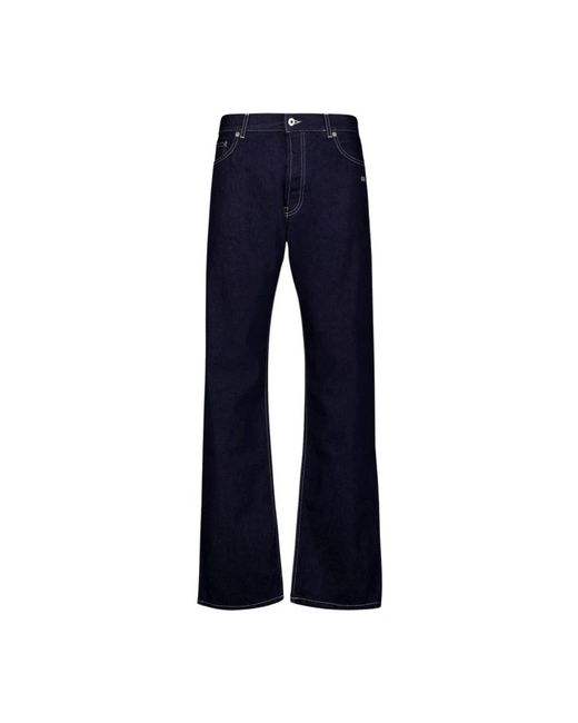 Off-White c/o Virgil Abloh Blue Wide Jeans for men
