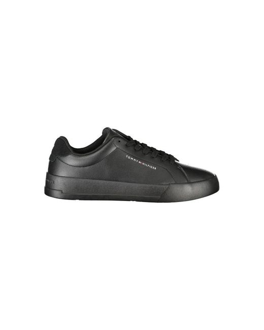 Tommy Hilfiger Black Polyester Sneaker for men
