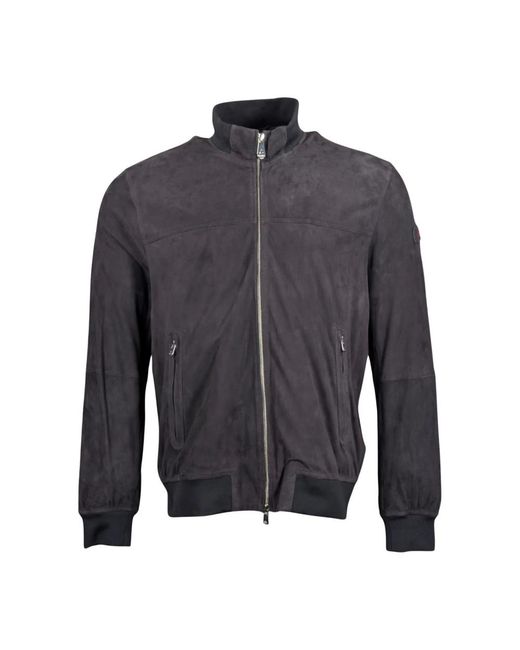 Peuterey Gray Bomber Jackets for men