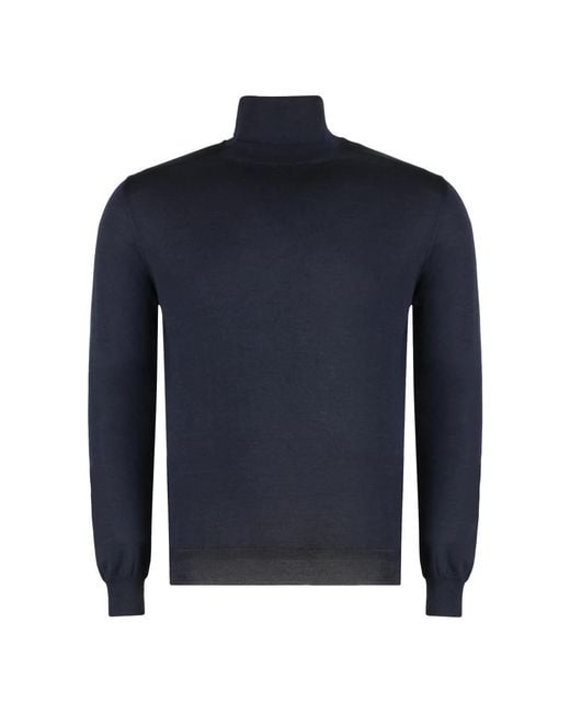 Malo Blue Cashmere Knitwear for men