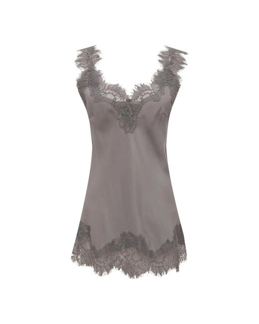 Gold Hawk Sleeveless Tops in het Gray