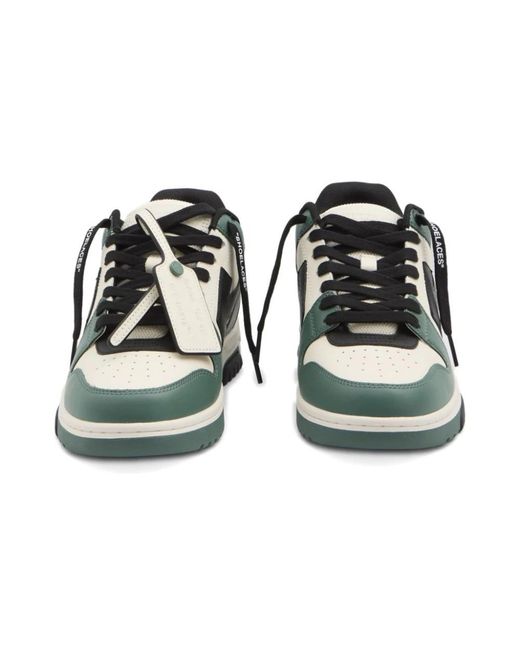 Off-White c/o Virgil Abloh Groene Sneakers Hybride Ontwerp Rubberen Zool in het Multicolor voor heren