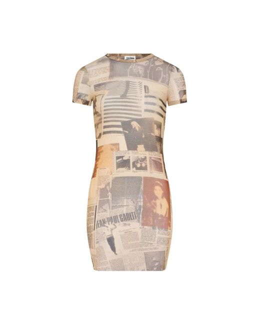 Jean Paul Gaultier Natural Short Dresses