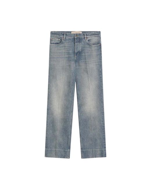 Valentino Garavani Blue Straight Fit Jeans for men