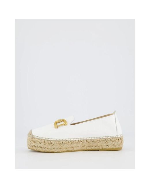 Gibaldi Schoenen ,Wit ,Lucia Loafer in het Natural