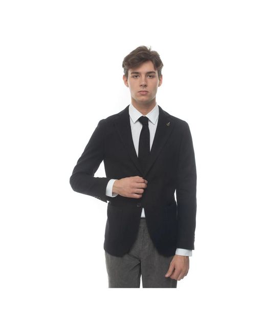 Paoloni Black Blazers for men