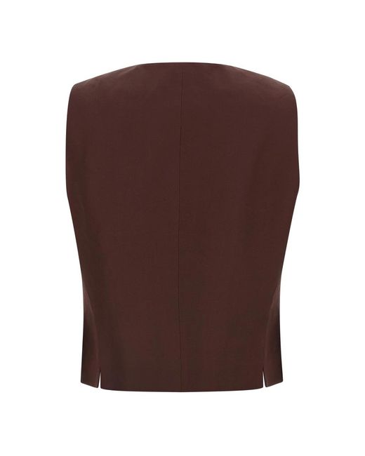 Alberto Biani Brown Waistcoats