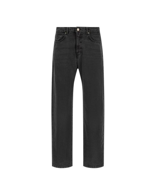 mfpen Gray Straight Fit Jeans for men