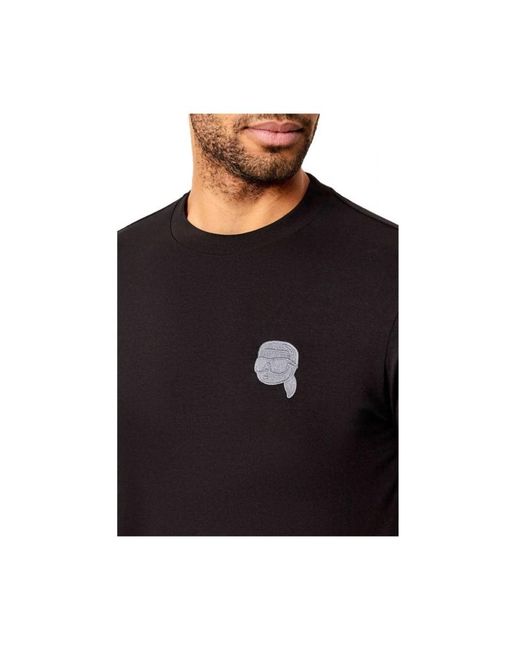 Karl Lagerfeld Black T-Shirts for men