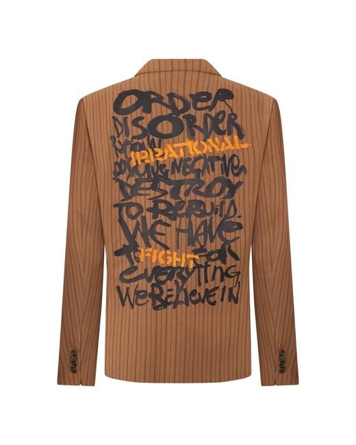 Moschino Brown Blazers for men