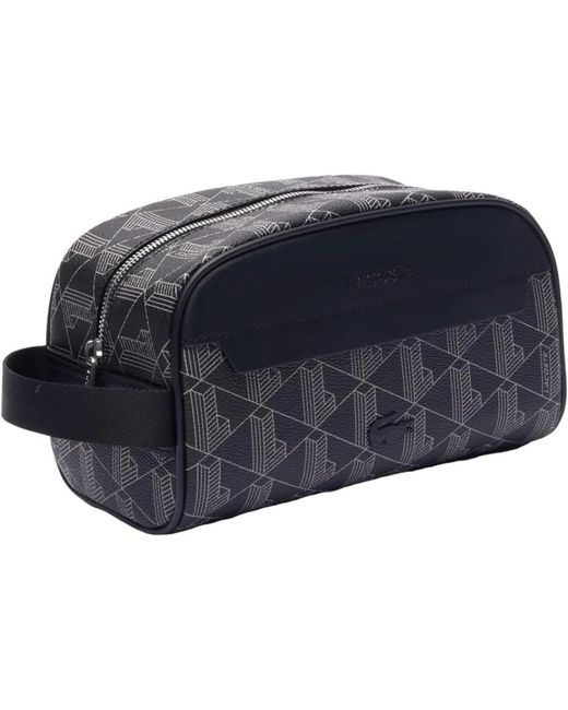 Lacoste Toilet Bags in het Black voor heren