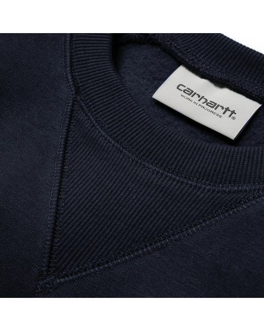 Carhartt Chase sweatshirt - hochwertig und stilvoll in Blue für Herren