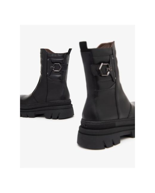 Nero Giardini Black Ankle Boots
