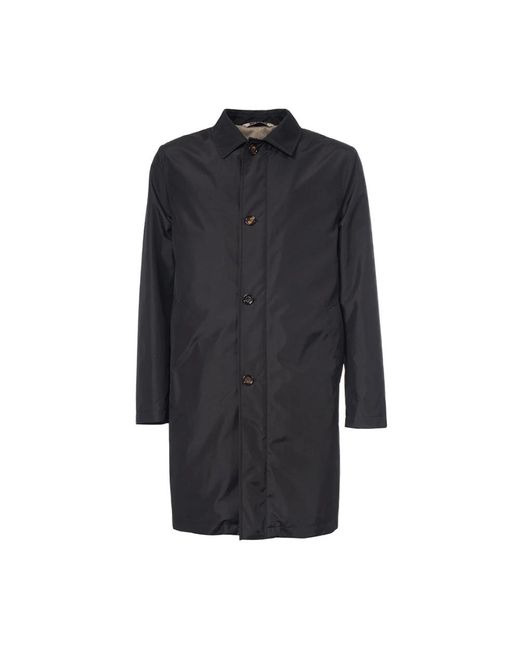 KIRED Blue Single-Breasted Coats for men