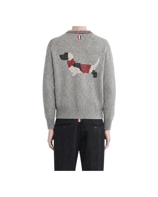 Cardigans Thom Browne pour homme en coloris Gray