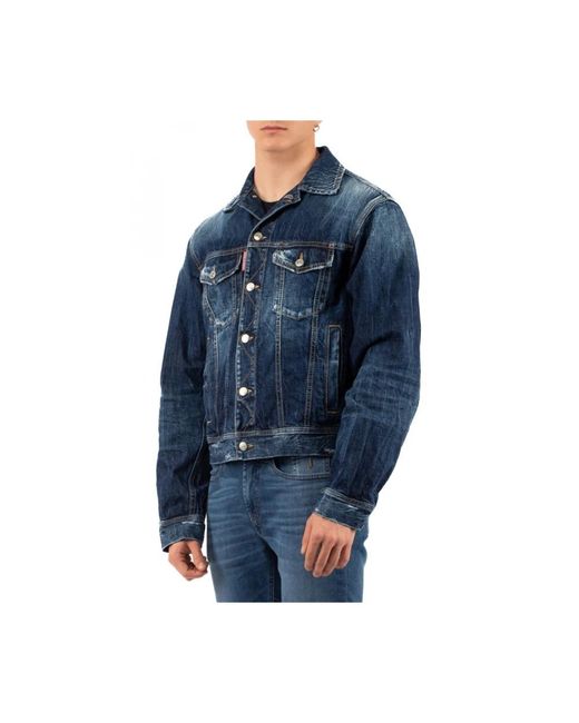 Denim Jackets DSquared² de hombre de color Blue