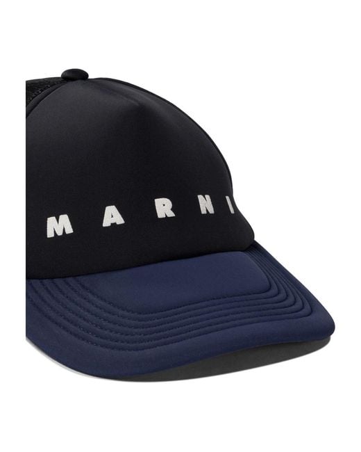 Marni Blue Caps for men