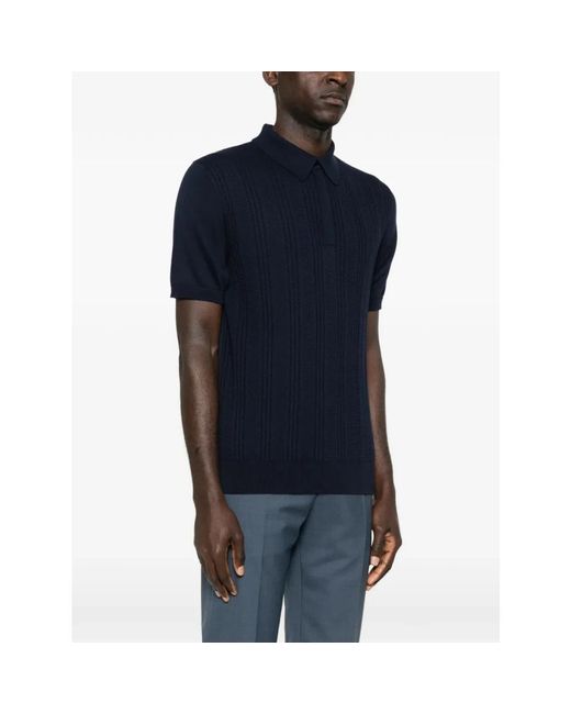 Canali Polo in het Black voor heren