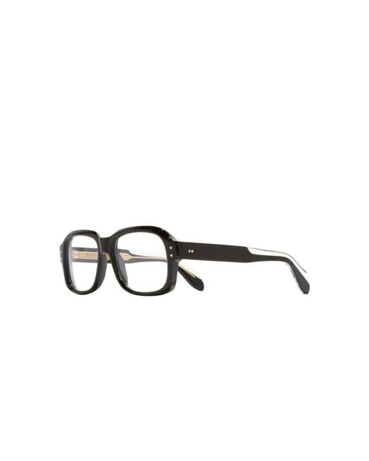 Cutler & Gross Black Glasses for men