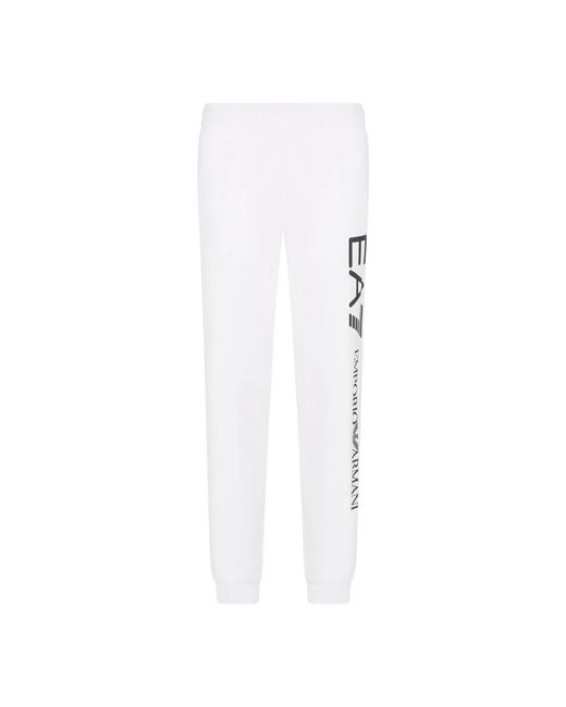 EA7 Jogger Pants in het White voor heren
