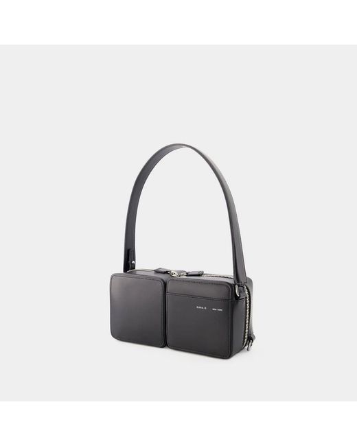 Kara Black Shoulder Bags