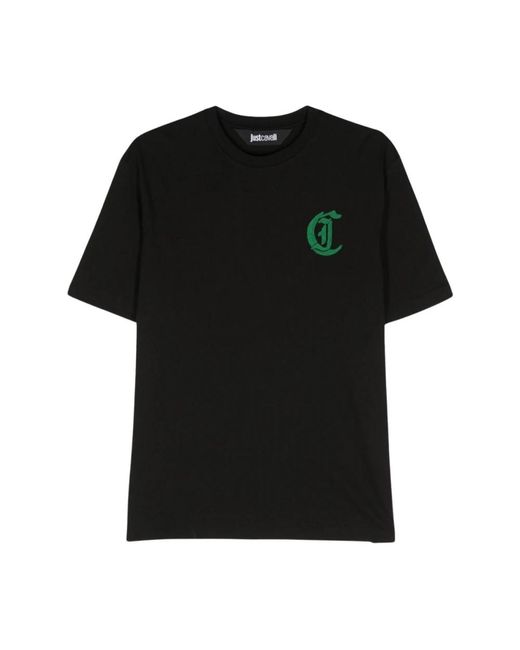 T-shirt & polo nere per uomo di Just Cavalli in Black da Uomo