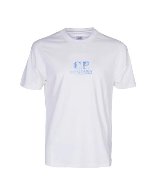 T-Shirts di C P Company in White da Uomo