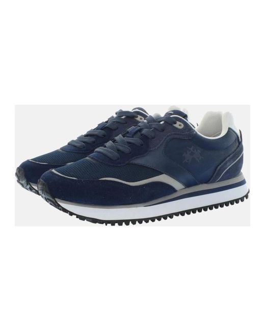 La Martina Blue Sneakers for men