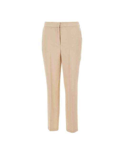Kaos Broeken ,Polyester Capri Broek in het Natural
