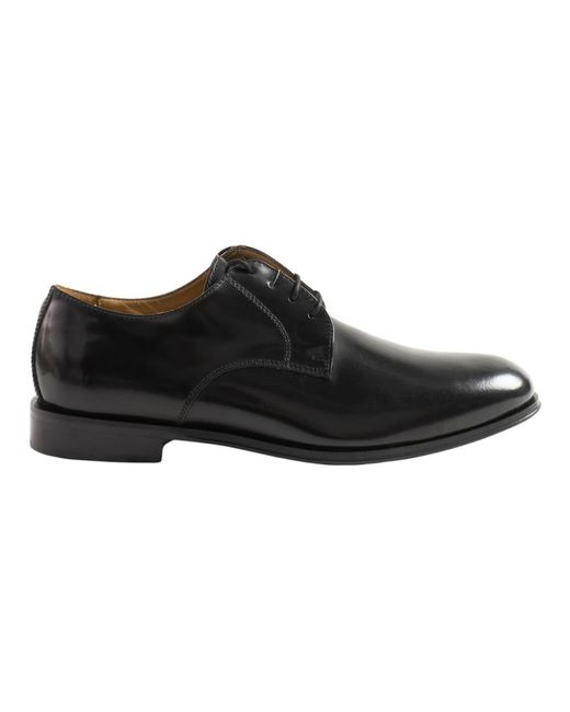 Antica Cuoieria Black Dress Shoes for men