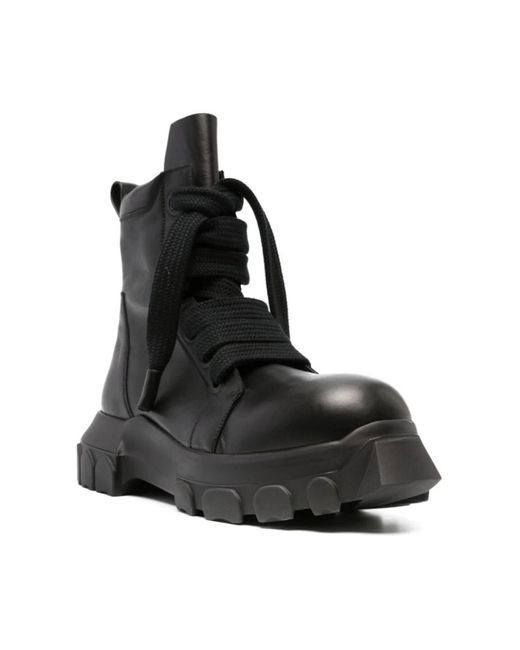 Shoes > boots > lace-up boots Rick Owens pour homme en coloris Black
